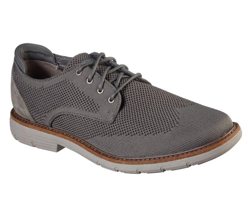 Skechers Lite Lugg - Basswood - Mens Sneakers Dark Grey [AU-JQ1431]